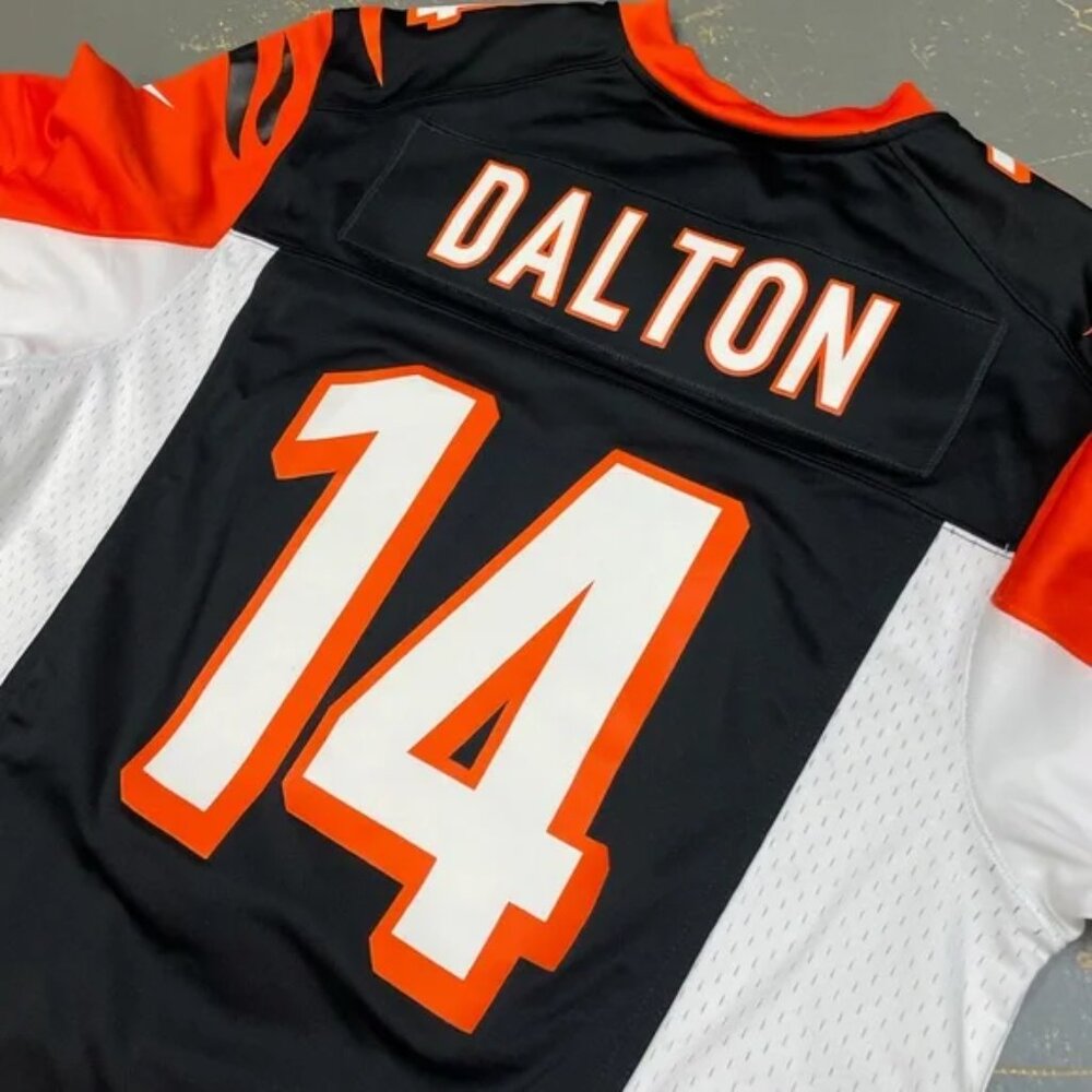 Nike Andy Dalton Cincinnati Bengals Jersey 912400- Medium Black NFL Football 14 - Picture 9 of 12